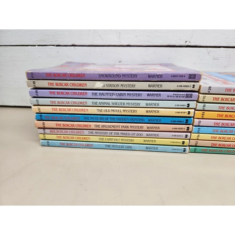 Lot of (19) The Boxcar Children Books Kids Paperback Mystery Series ~ Good